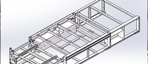 Integrated casting frame