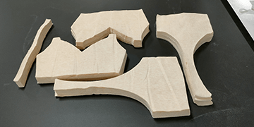 Underwear fabrics high layer cutting